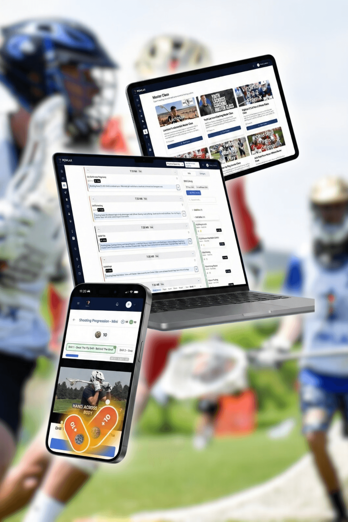 POWLAX Team HQ Activated on multiple devices
